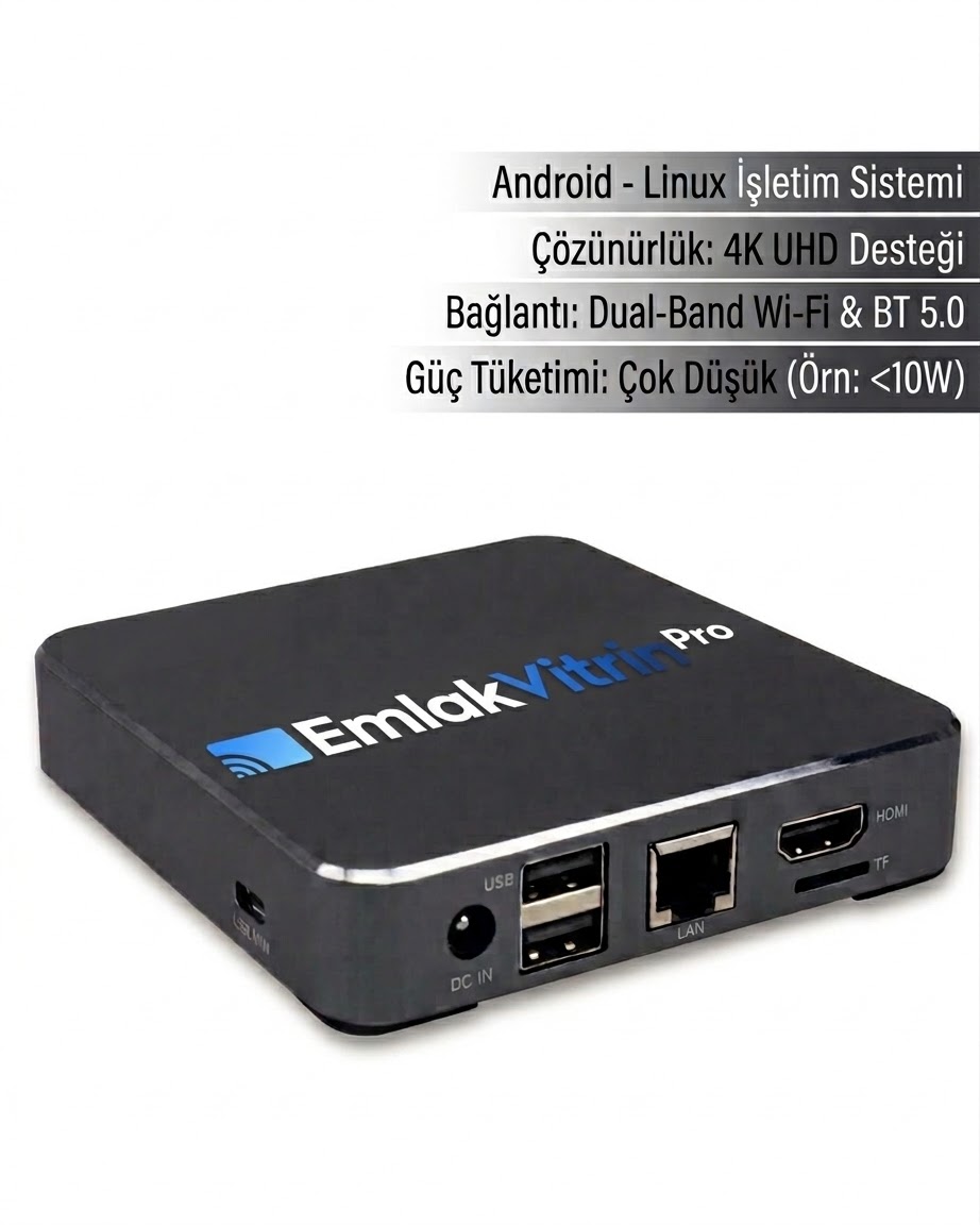 EmlakVitrin Pro Android Mini PC